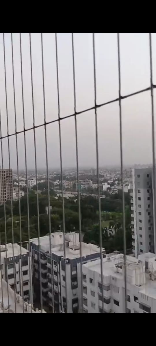 High-Rise Invisible Grill — City View